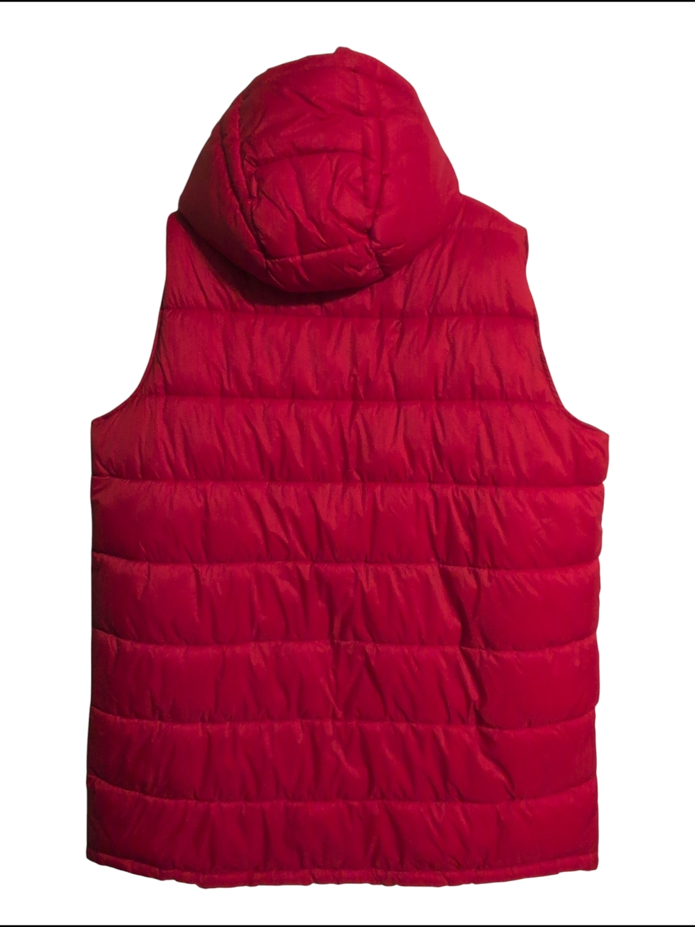 Swiss Tech Red Long Quilted Puffer Vest with Hood Womens 2X - Picture 8 of 10
